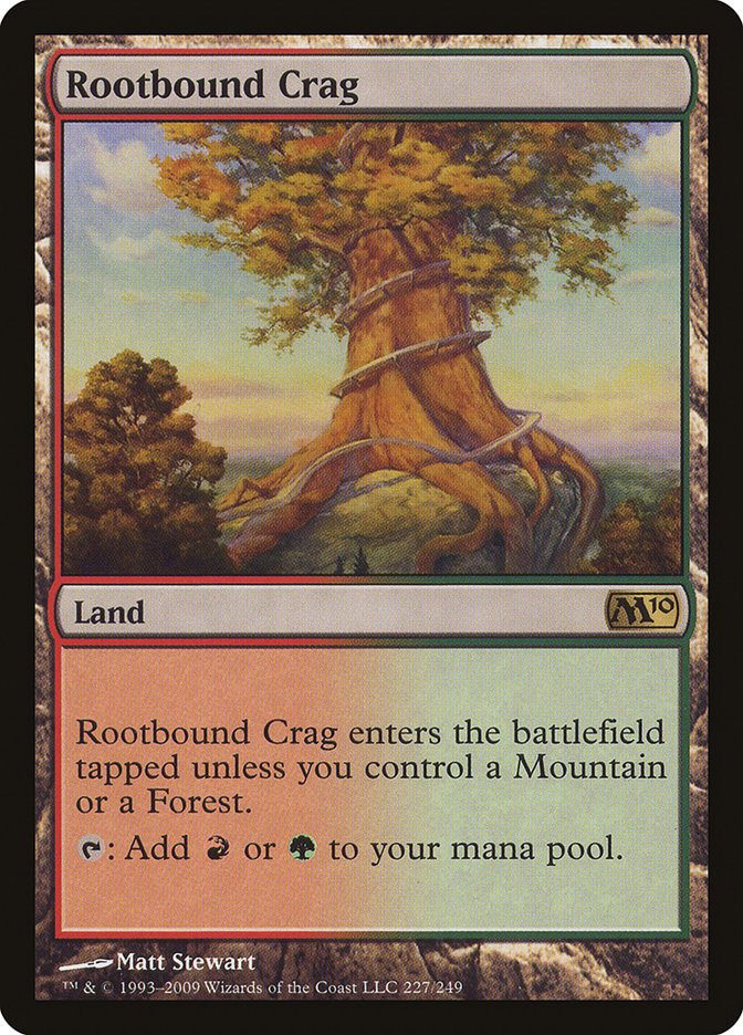 Rootbound Crag [Magic 2010] (M10 227)