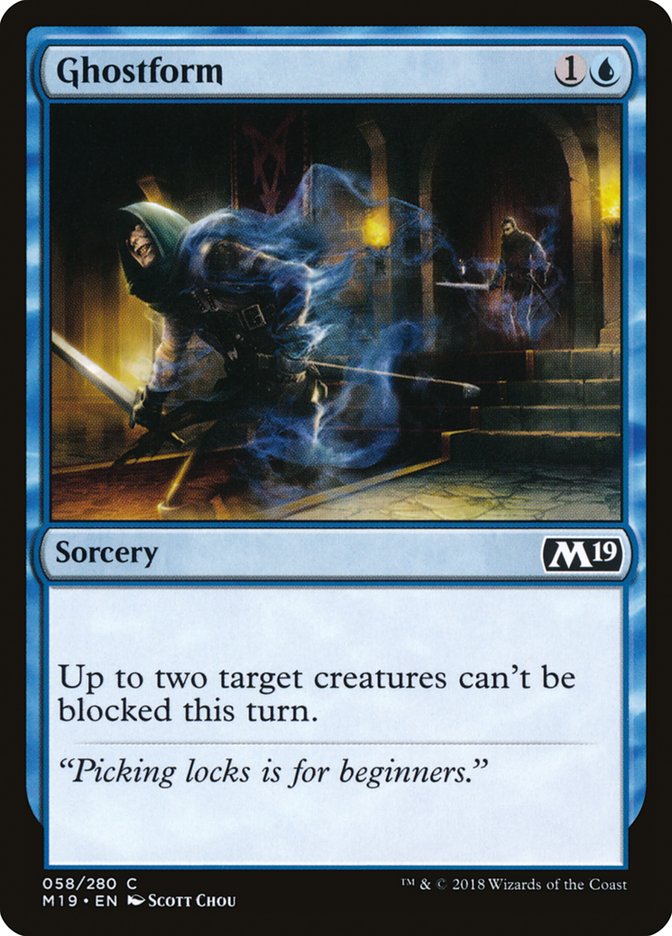 Ghostform [Core Set 2019] (M19 58)