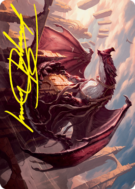 Velomachus Lorehold Art Card (Gold-Stamped Signature) [Strixhaven: School of Mages Art Series] (ASTX 61)