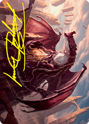 Velomachus Lorehold Art Card (Gold-Stamped Signature) [Strixhaven: School of Mages Art Series] (ASTX 61)