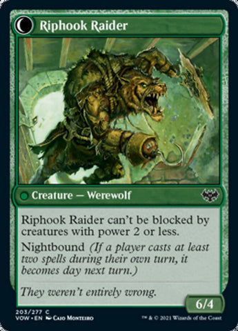 Hookhand Mariner // Riphook Raider [Innistrad: Crimson Vow] (VOW 203)