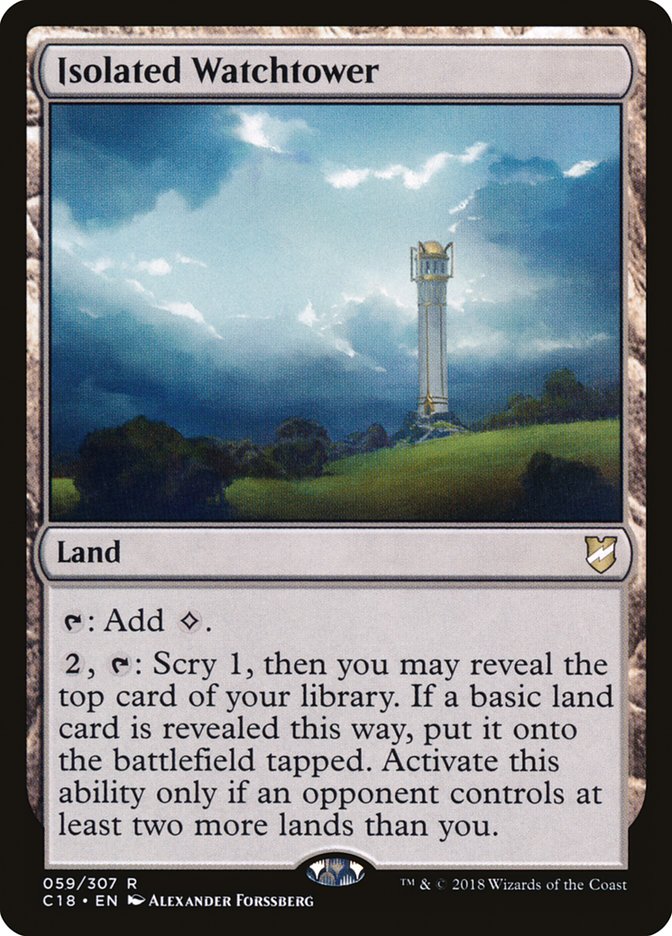 Isolated Watchtower [Commander 2018] (C18 59)