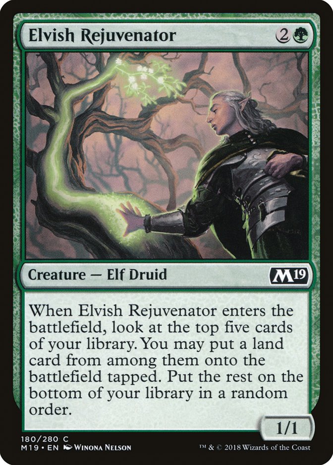 Elvish Rejuvenator [Core Set 2019] (M19 180)