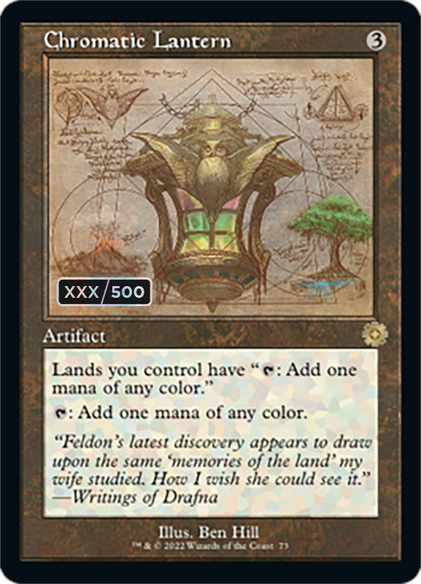 Chromatic Lantern (Schematic) (Serial Numbered) [The Brothers' War Retro Artifacts]