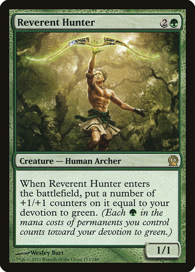 Reverent Hunter [Theros] (THS 173)
