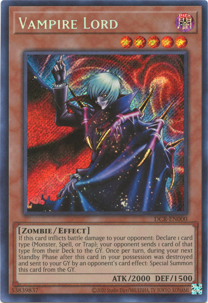 Vampire Lord [DCR-EN000] Secret Rare