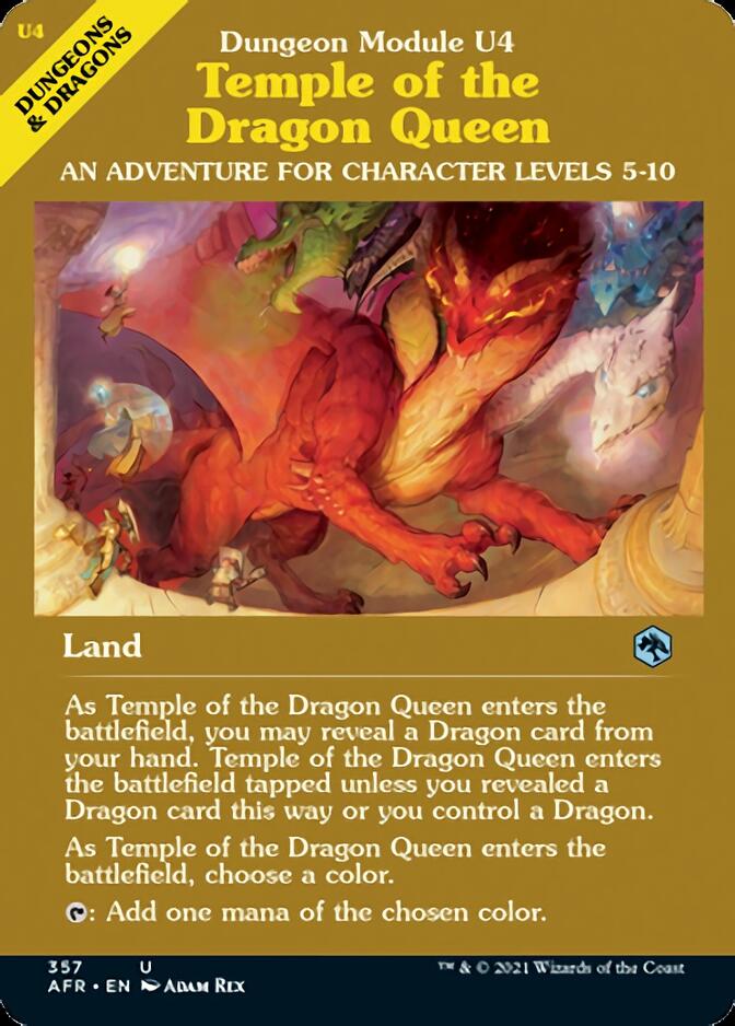 Temple of the Dragon Queen (Dungeon Module) [Dungeons & Dragons: Adventures in the Forgotten Realms] (AFR 357)