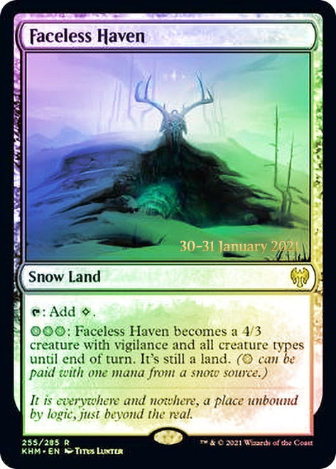 Faceless Haven   [Kaldheim Prerelease Promos] (PKHM 255)