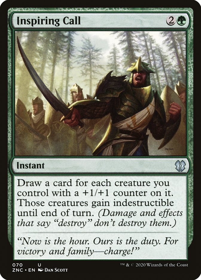 Inspiring Call [Zendikar Rising Commander] (ZNC 70)
