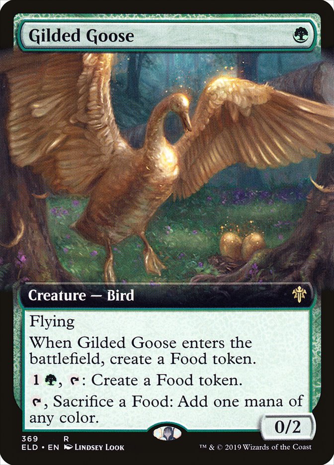 Gilded Goose (Extended Art) [Throne of Eldraine] (ELD 369)
