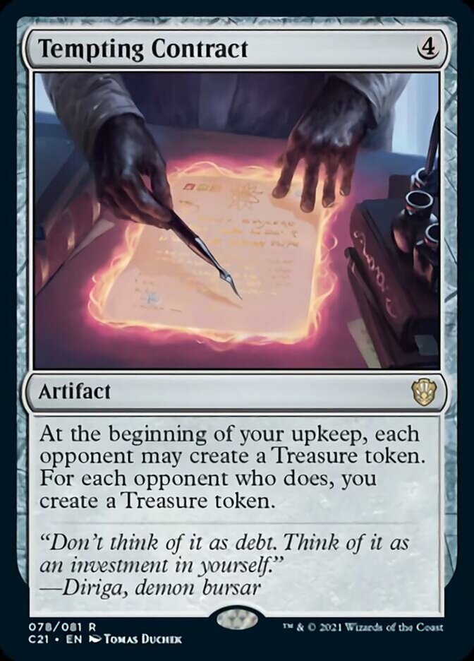 Tempting Contract [Commander 2021] (C21 78)