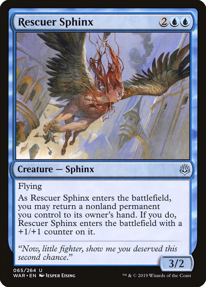 Rescuer Sphinx [War of the Spark] (WAR 65)