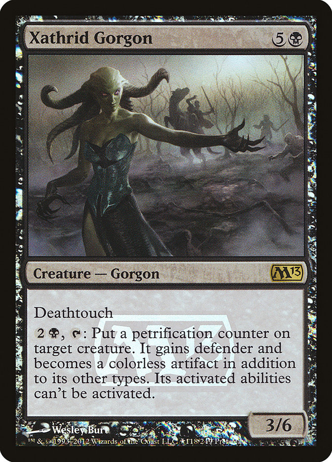 Xathrid Gorgon [Magic 2013 Prerelease Promos] (PM13 118)