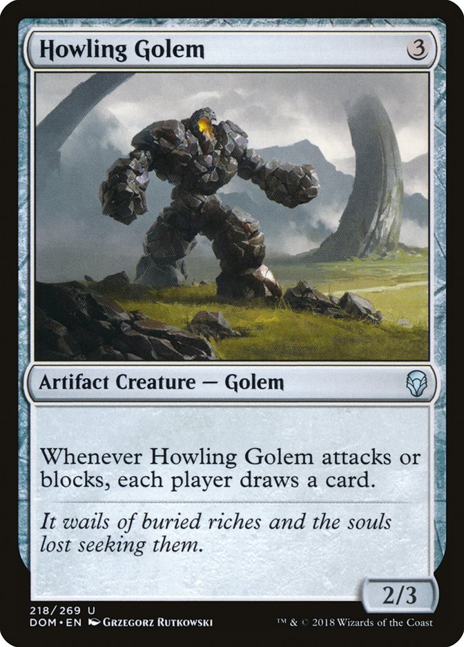 Howling Golem [Dominaria] (DOM 218)