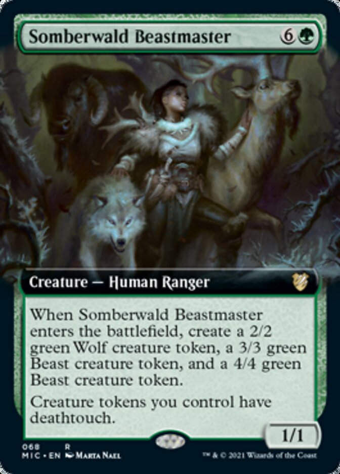 Somberwald Beastmaster (Extended) [Innistrad: Midnight Hunt Commander] (MIC 68)