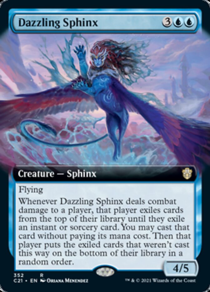 Dazzling Sphinx (Extended) [Commander 2021] (C21 352)