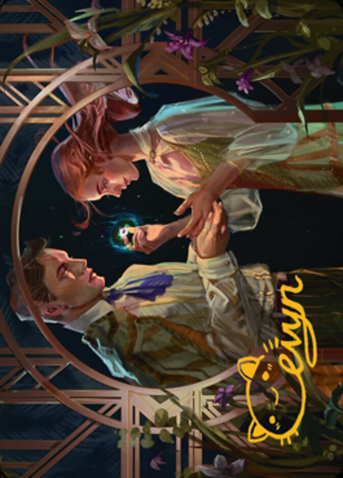 Prosperous Partnership Art Card (Gold-Stamped Signature) [Streets of New Capenna Art Series] (ASNC 63)