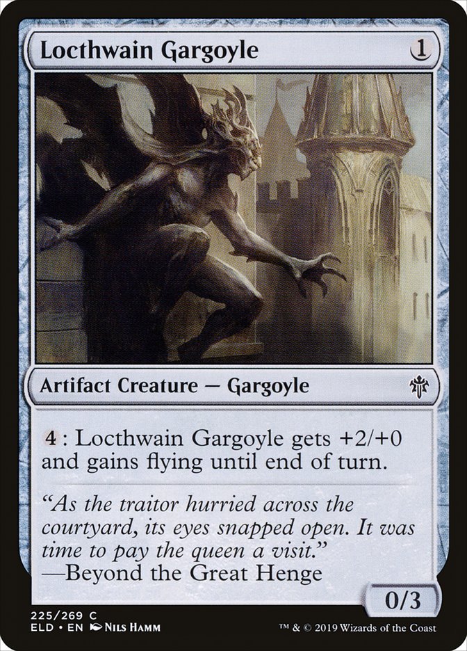 Locthwain Gargoyle [Throne of Eldraine] (ELD 225)