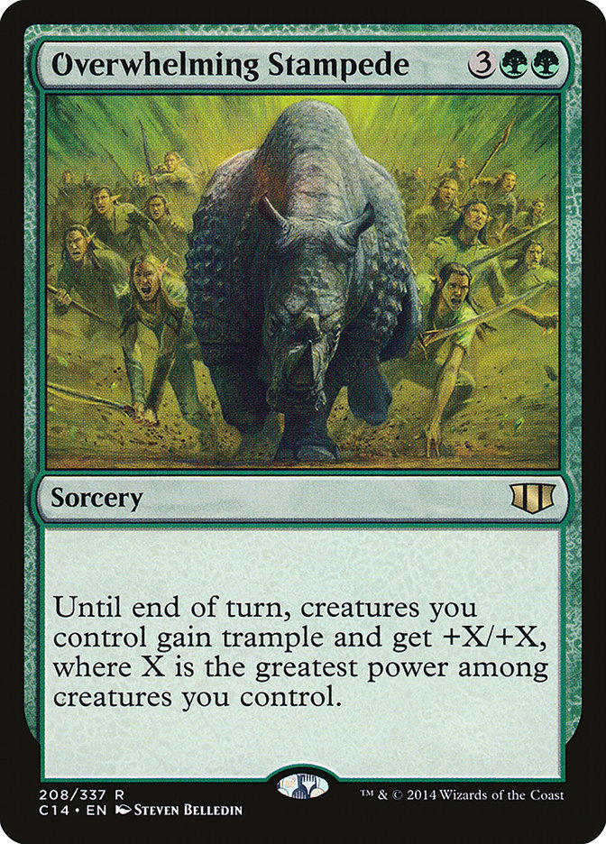 Overwhelming Stampede [Commander 2014] (C14 208)
