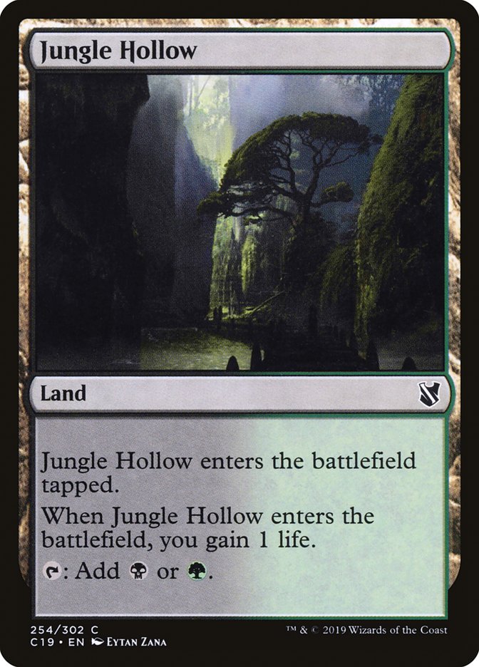 Jungle Hollow [Commander 2019] (C19 254)