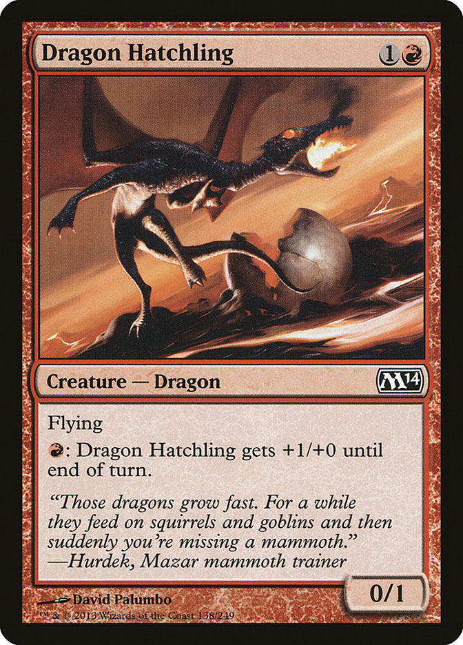 Dragon Hatchling [Magic 2014] (M14 138)