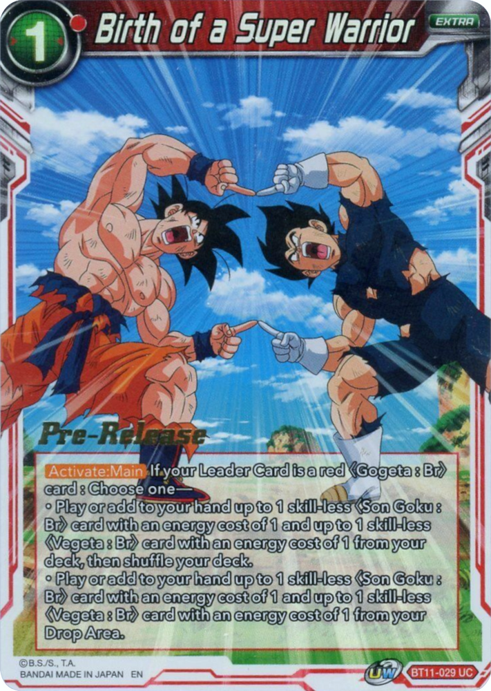 Birth of a Super Warrior [BT11-029]