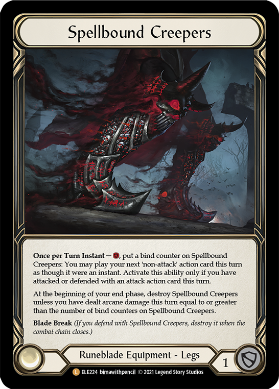 Spellbound Creepers [ELE224] 1st Edition Cold Foil
