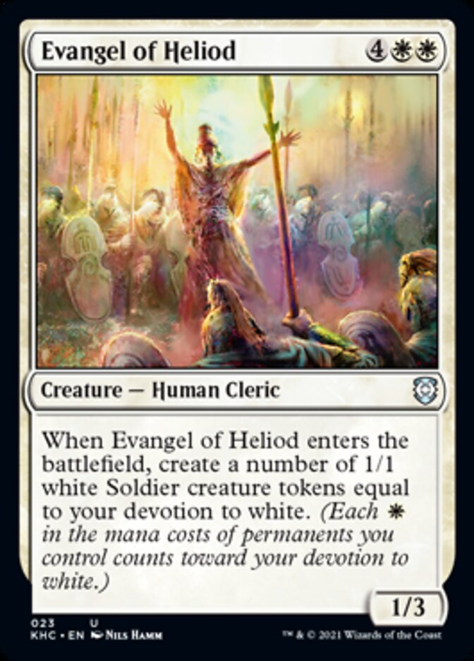 Evangel of Heliod [Kaldheim Commander] (KHC 23)