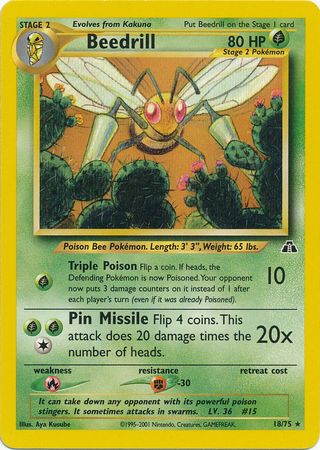 Beedrill (18/75) [Neo Discovery]