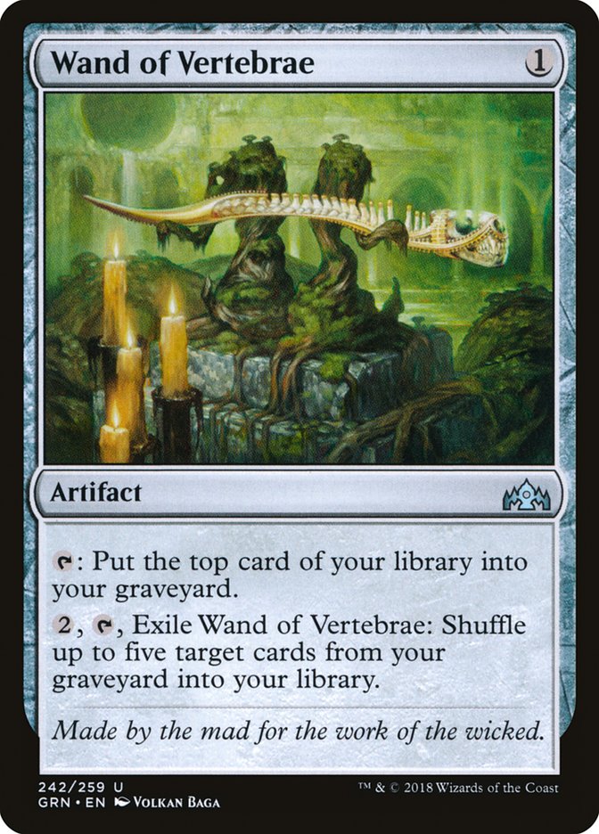 Wand of Vertebrae [Guilds of Ravnica] (GRN 242)