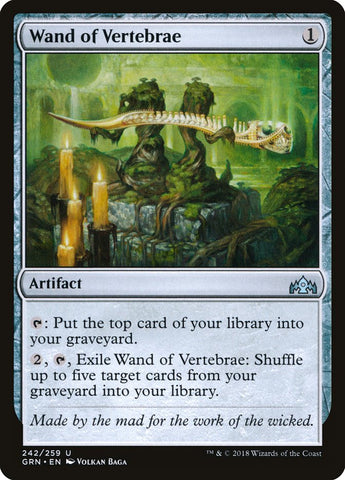 Wand of Vertebrae [Guilds of Ravnica] (GRN 242)