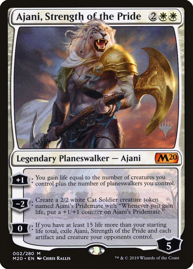 Ajani, Strength of the Pride (Promo Pack) [Core Set 2020 Promos] (PM20 2P)