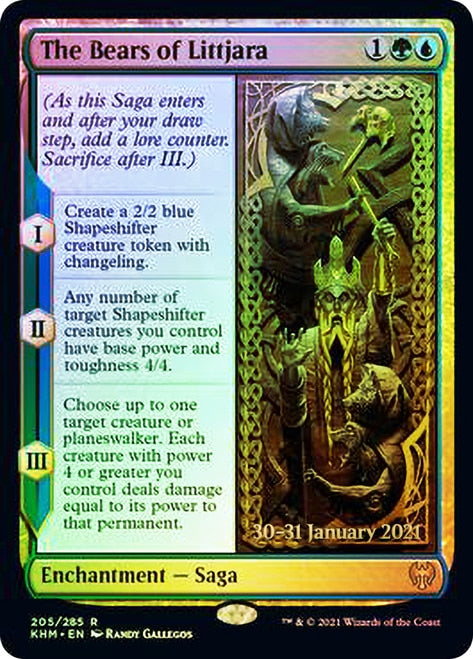 The Bears of Littjara [Kaldheim Prerelease Promos] (PKHM 205)