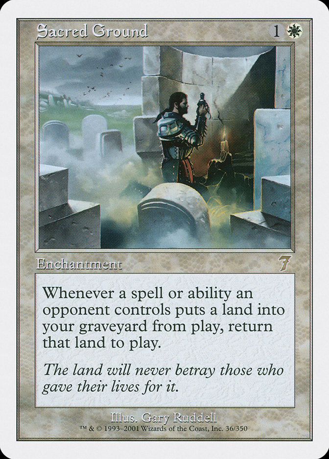 Sacred Ground [Seventh Edition] (7ED 36)