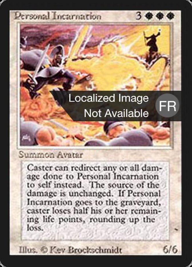 Personal Incarnation [Foreign Black Border] (FBB 31)