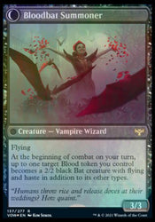 Voldaren Bloodcaster // Bloodbat Summoner [Innistrad: Crimson Vow Prerelease Promos] (PVOW 137)