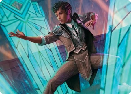 Dapper Shieldmate Art Card [Streets of New Capenna Art Series] (ASNC 2)
