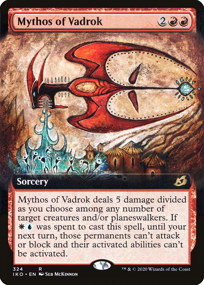 Mythos of Vadrok (Extended Art) [Ikoria: Lair of Behemoths] (IKO 324)