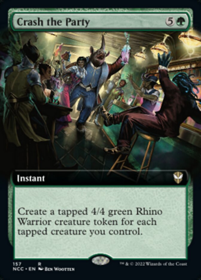 Crash the Party (Extended Art) [Streets of New Capenna Commander] (NCC 157)