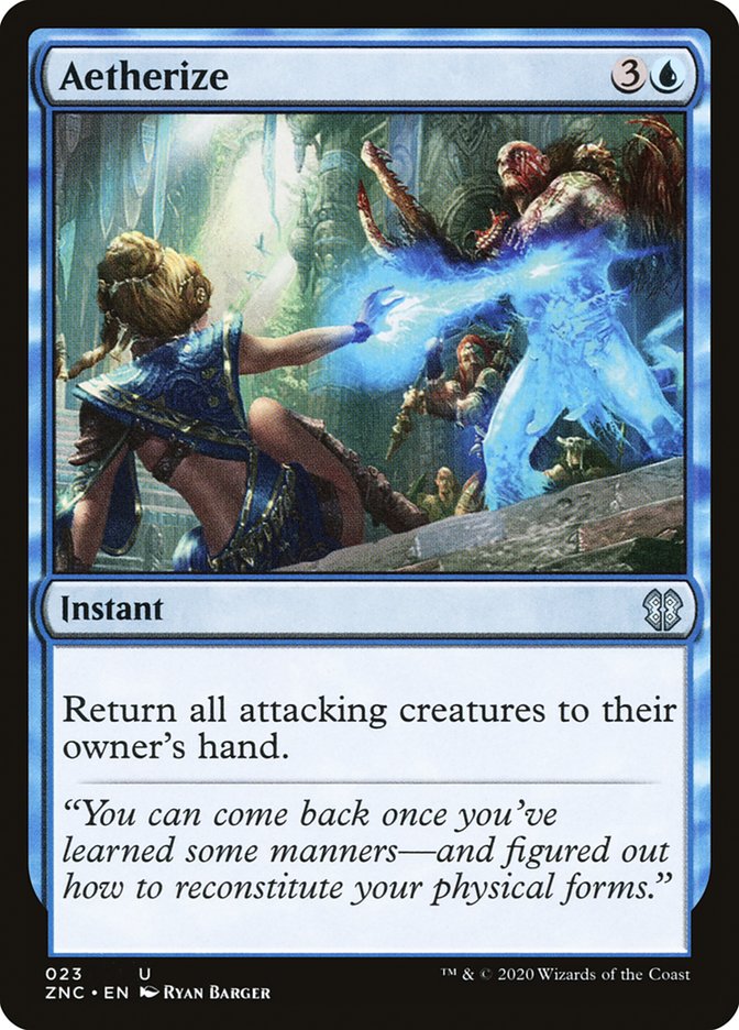 Aetherize [Zendikar Rising Commander] (ZNC 23)