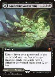 Agadeem's Awakening // Agadeem, the Undercrypt (Extended Art) [Zendikar Rising] (ZNR 336)