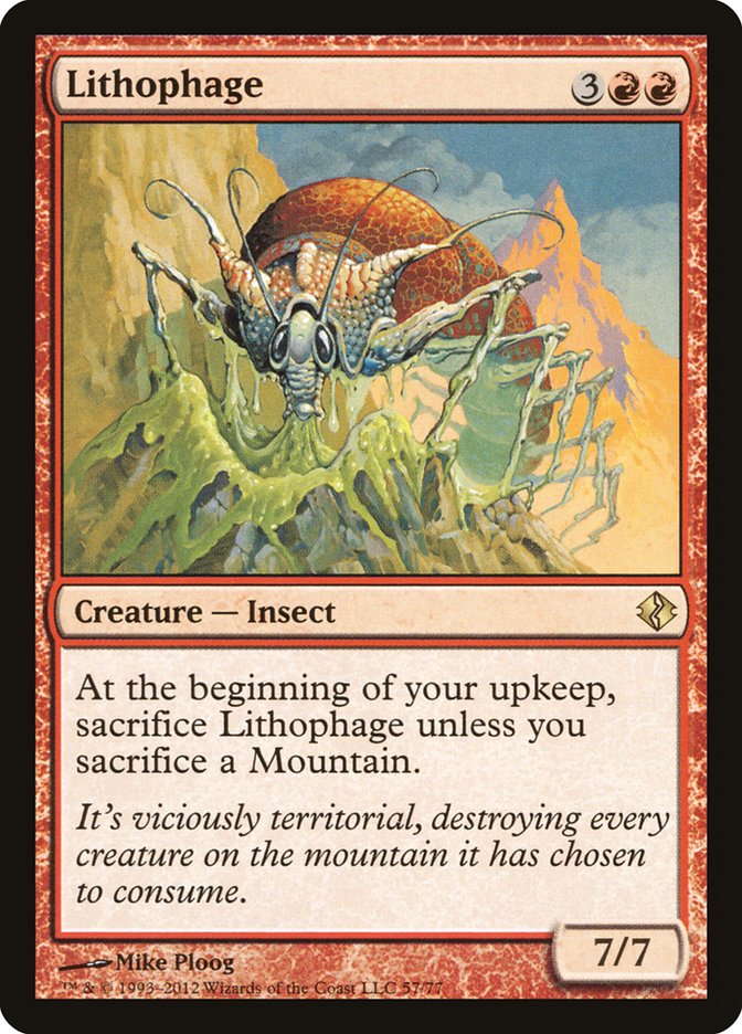 Lithophage [Duel Decks: Venser vs. Koth] (DDI 57)
