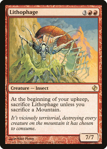 Lithophage [Duel Decks: Venser vs. Koth] (DDI 57)