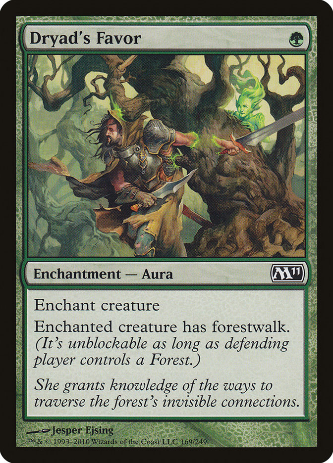 Dryad's Favor [Magic 2011] (M11 169)