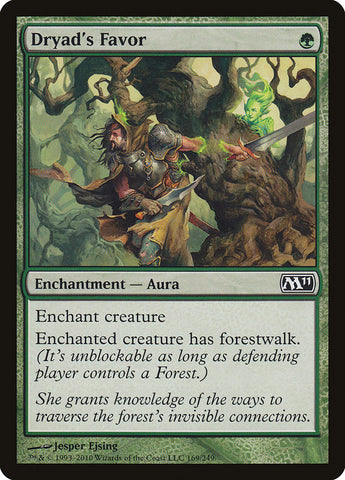 Dryad's Favor [Magic 2011] (M11 169)