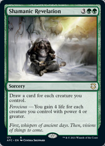 Shamanic Revelation [Dungeons & Dragons: Adventures in the Forgotten Realms Commander] (AFC 171)