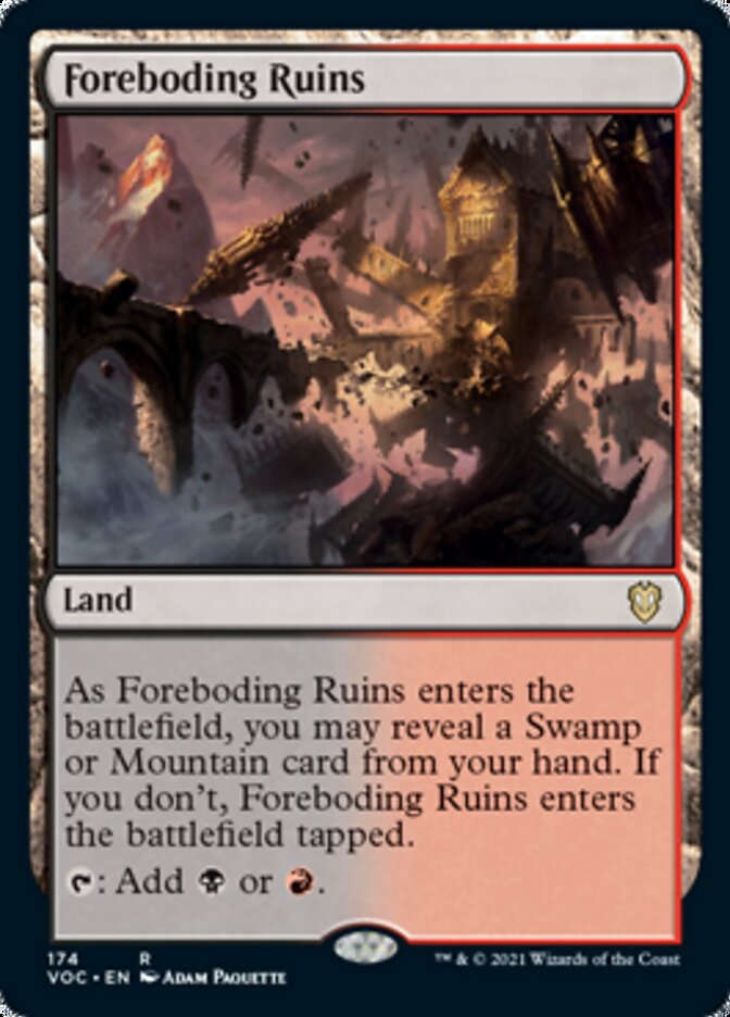 Foreboding Ruins [Innistrad: Crimson Vow Commander] (VOC 174)