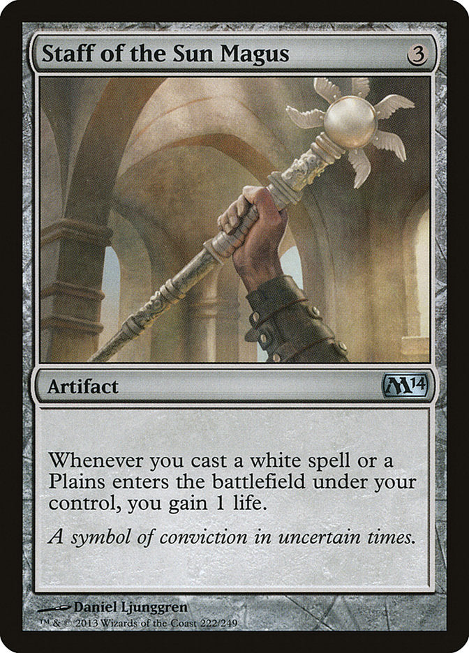 Staff of the Sun Magus [Magic 2014] (M14 222)