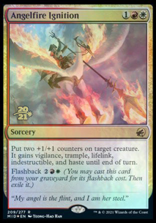 Angelfire Ignition [Innistrad: Midnight Hunt Prerelease Promos] (PMID 209)