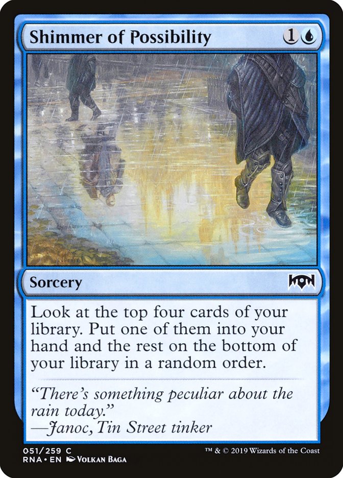 Shimmer of Possibility [Ravnica Allegiance] (RNA 51)